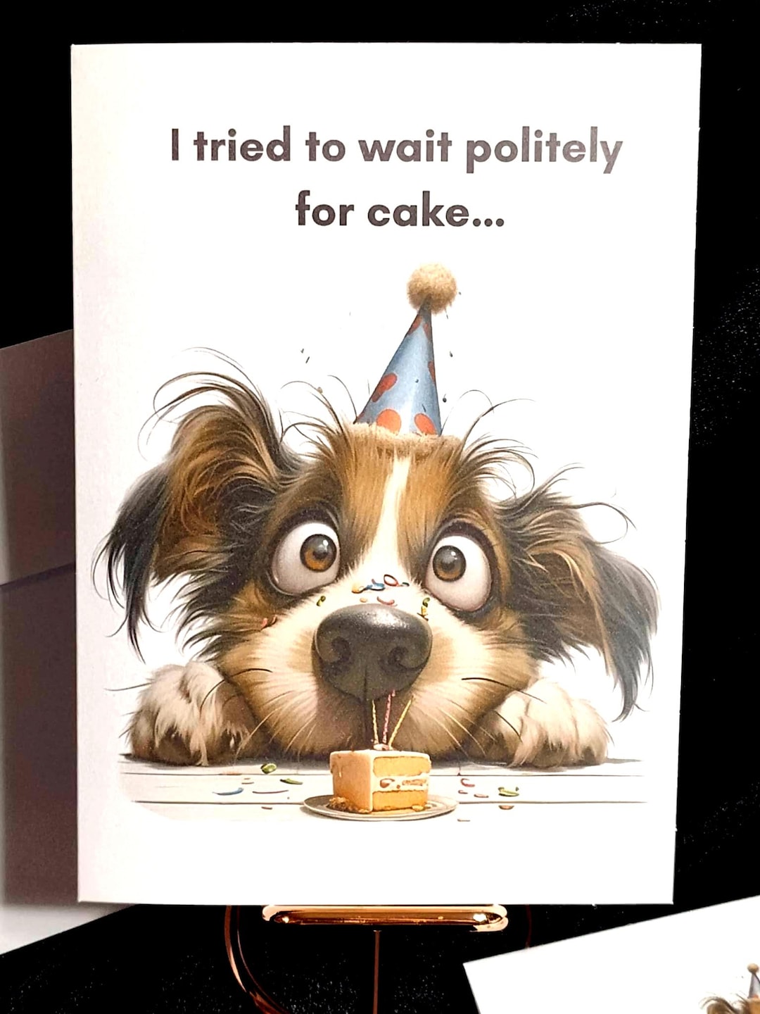 Funny Dog Birthday Card | Silly Puppy Birthday Card | Cute Dog Lover ...