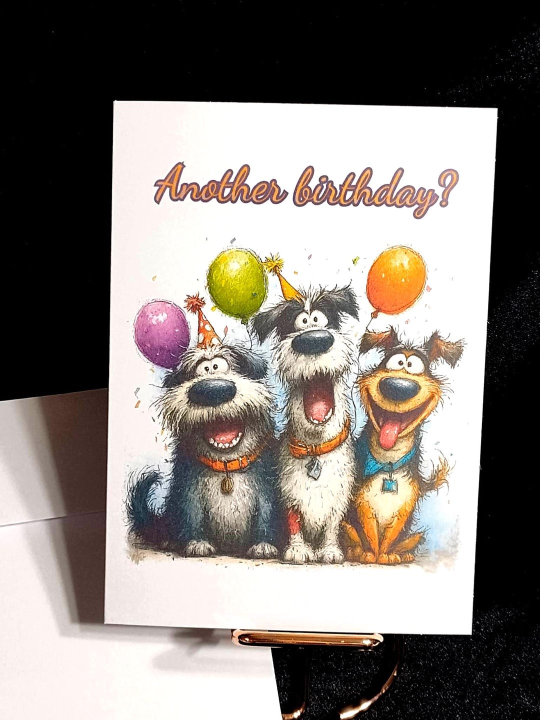 Funny Dog Birthday Card | Party Dogs Card | Silly Puppy Birthday Card ...