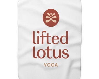 Coperta in pile Sherpa Lifted Lotus