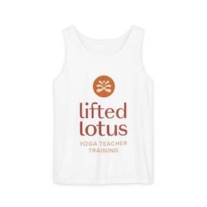 Lifted Lotus Yoga Teacher Training Tank Top | Lotus Logo