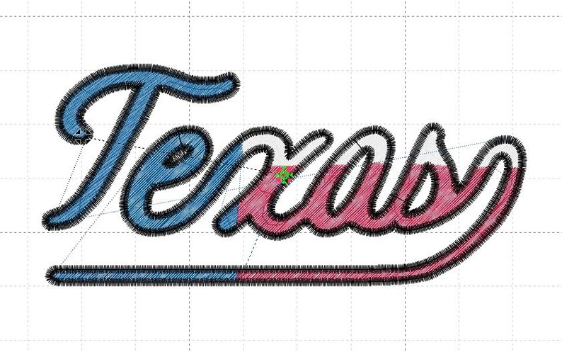 Texas Cursive Flag Hat Embroidery - Etsy