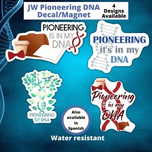 JW Pioneering in my DNA Decal/Magnet