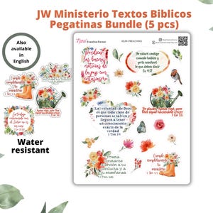 JW Ministerio Pegatinas Bundle Predicacion | Precursor Publicador