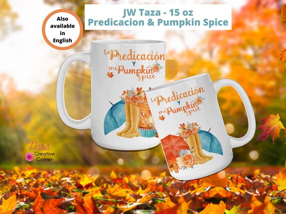 Predicacion & Pumpkin Spice Mug: Autumn, 15oz Ceramic (Spanish)
