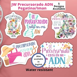 JW Precursorado esta en mi ADN Pegatina/Iman