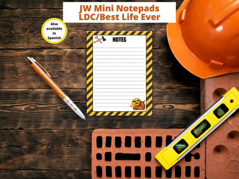 Mini Notepads LDC/DRC Construction - Etsy