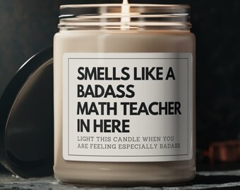 Math Teacher Gift, Best Math Teacher Candle, Math Classroom Decor, In My Math Teacher Life, Math Teacher Quote, Funny Math Teacher Gift