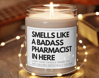 Pharmacy Graduation Gift For Pharmacist, PharmD Graduation Gift For Doctor Of Pharmacy, Pharm D Graduate Candle, Pharmacy Week RPh Candle