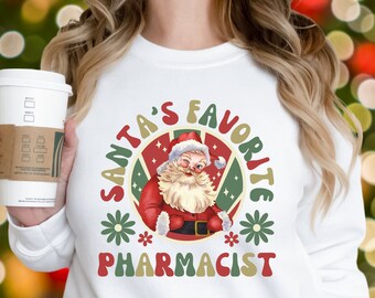 Doctor of Pharmacy Christmas Sweatshirt Gifts For Pharmacist Christmas Pharmacy Sweatshirt Pharmacist Gift Ugly Christmas Sweater Pharmacist