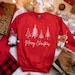 Merry and Bright Sweatshirt, Merry Christmas Sweater, Womens Christmas