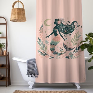 mermaid shower curtain