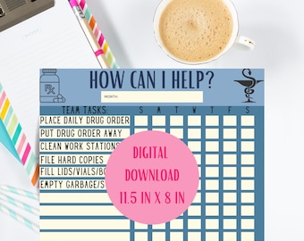 Pharmacy Technician Task List - Etsy