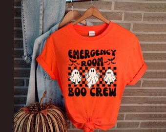 Emergency Room Boo Crew, Emergency Department Halloween Shirt, Halloween Er Nurse Shirt, Emergency Nurse Shirt, ED RN Doctor Halloween Gift