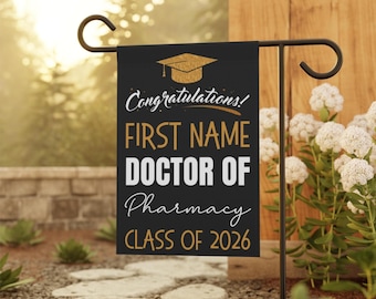 Pharmacy Graduation Decoration Personalized Doctor of Pharmacy School Pharmacist Graduate 2026 Graduation Yard Sign For PharmD Pharm D Grad