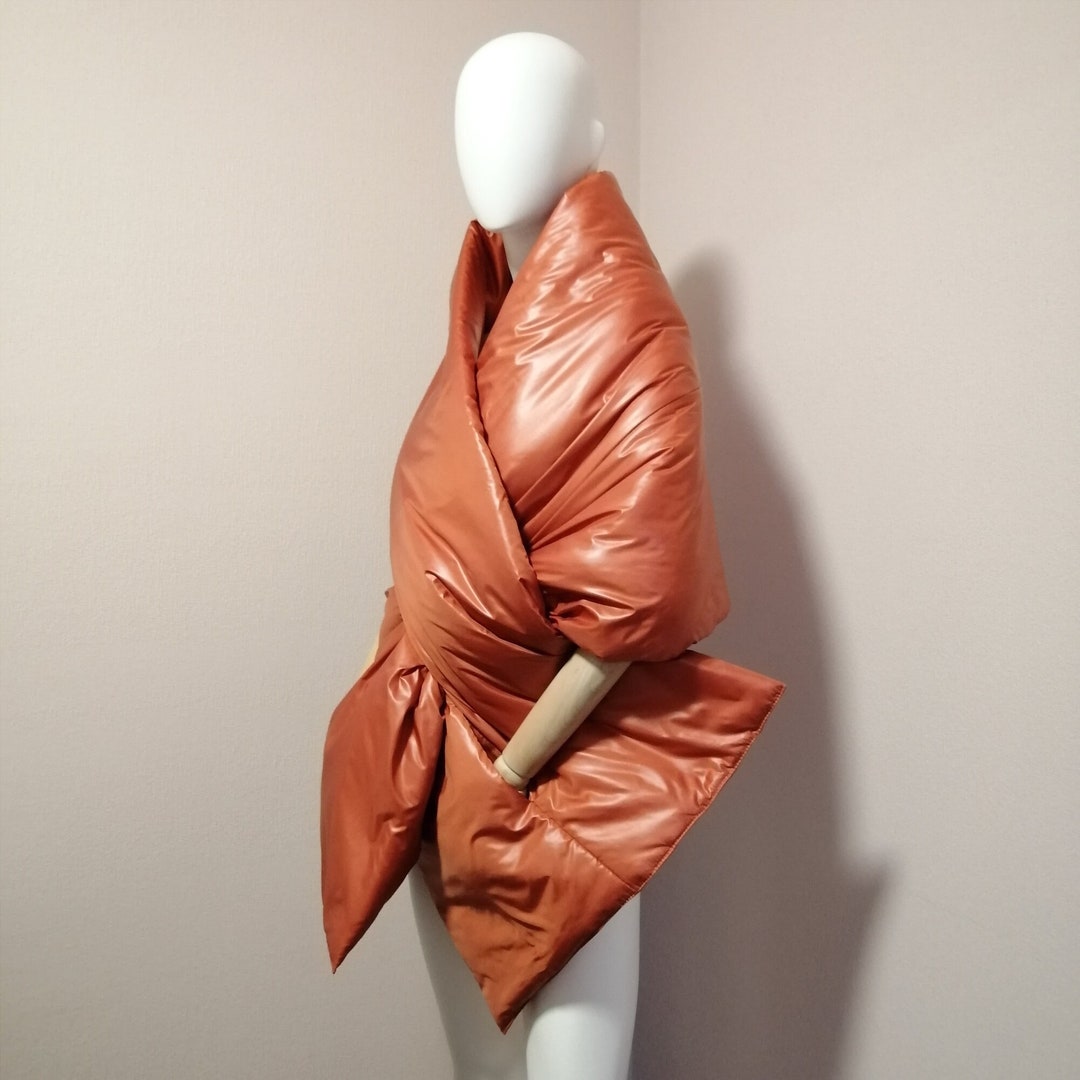 Long Puffer Scarf