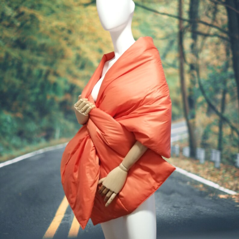 Long Puffer Scarf main image 1