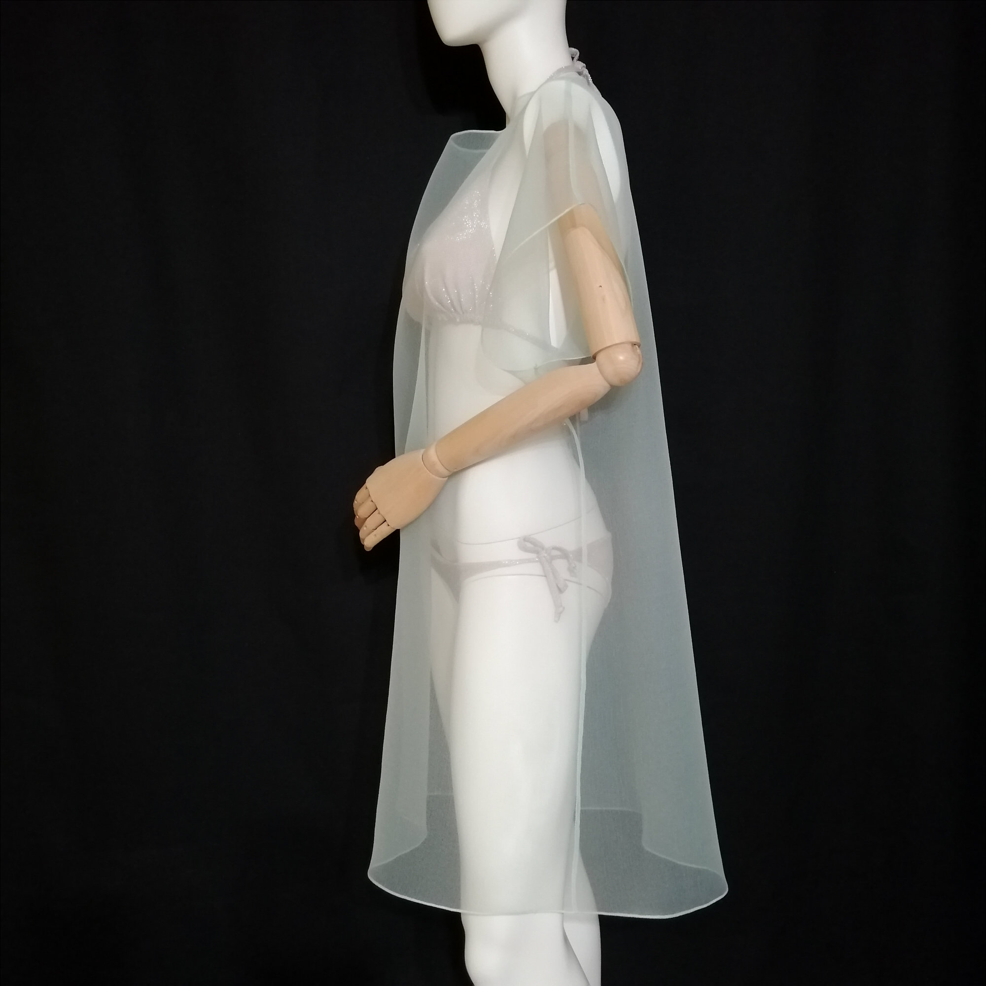 【SCULPTOR】Shirring Sheer Maxi Dress Clear MUSINSA | SCULPTOR Shirring Sheer Maxi Dress Clear