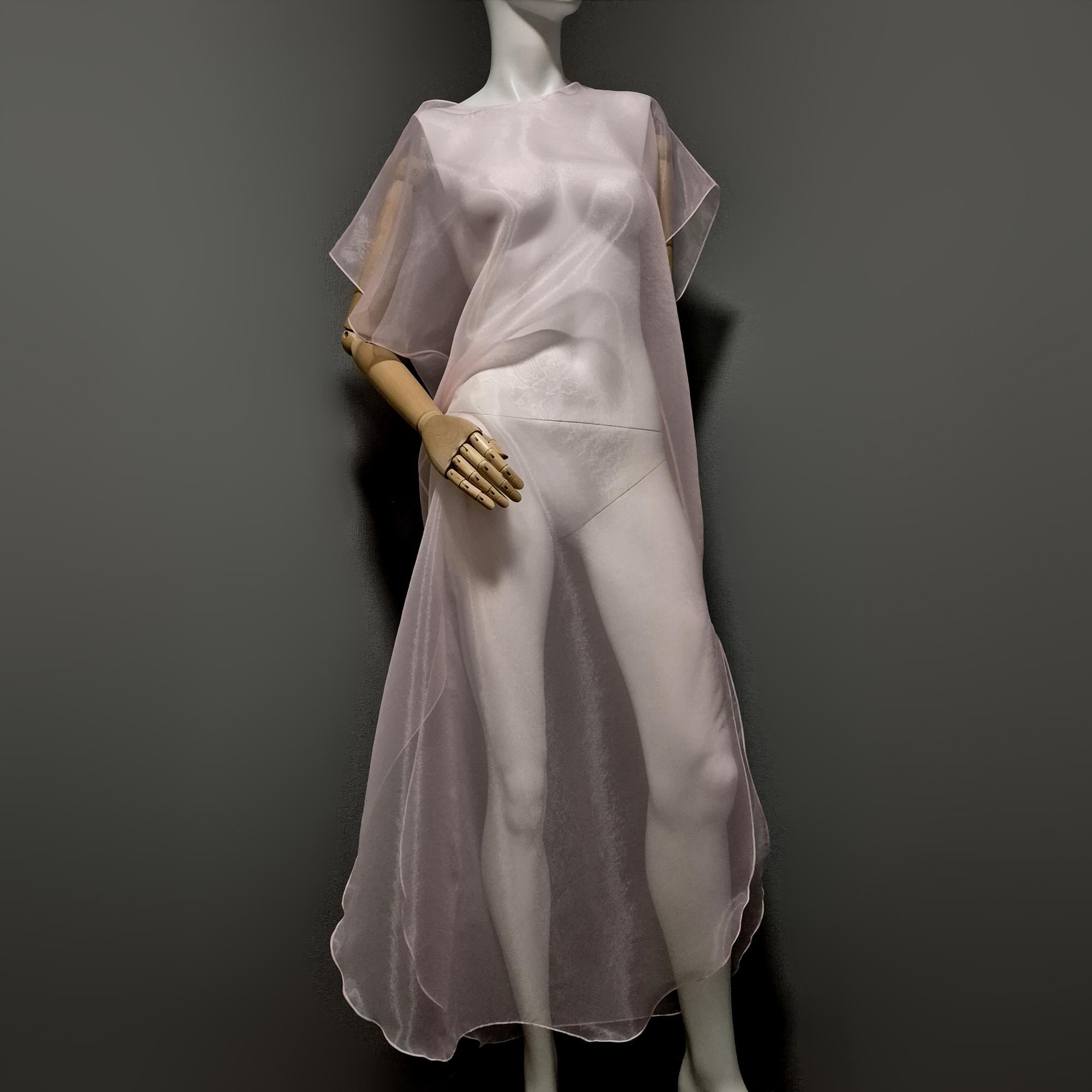 pink transparent dress Super Sexy Fitted Evening Gown, Pink Modern Transparent Dress, Nude Formal See-through  Dress in Dark Blush Color