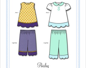 Bonnie Blue Designs Pattern 156 Paisley