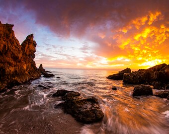 Atardecer aislado - Corona del Mar - Ca
