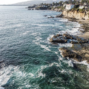 Pirate Tower - Laguna Beach - Aerial Beach Photography