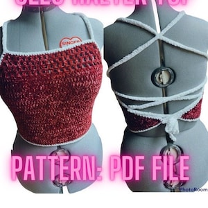 Cleo Halter Top Pattern | Crochet Pattern