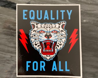 Bumper Stickers Liberal, Waterproof Vinyl Decal, Equal Rights, Political Water Bottle Label, LGBTQ Laptop Sticker, BLM, Human Rights