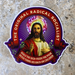 Jesus Stickers, Christian Sticker, Love Like Jesus, Jesus Loves You, MacBook Stickers, Water Bottle Stickers, Car Bumper, Catholic Stickers