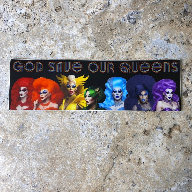 Pride Bumper Sticker, Gay Pride Sticker, Drag is Not A Crime, Drag ...