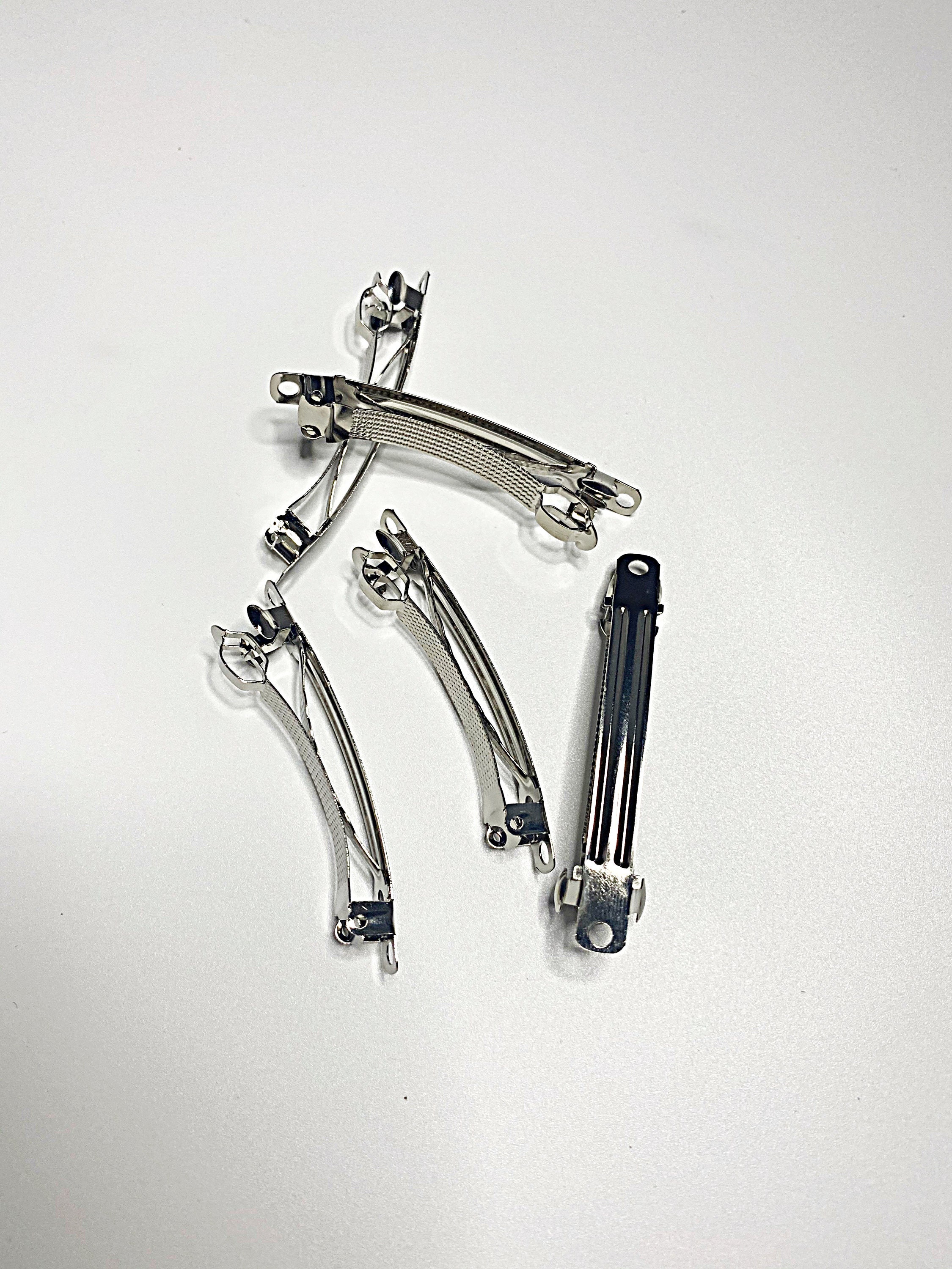 80mm 60mm French Barrette Clips Supplies for Bow Making Etsy