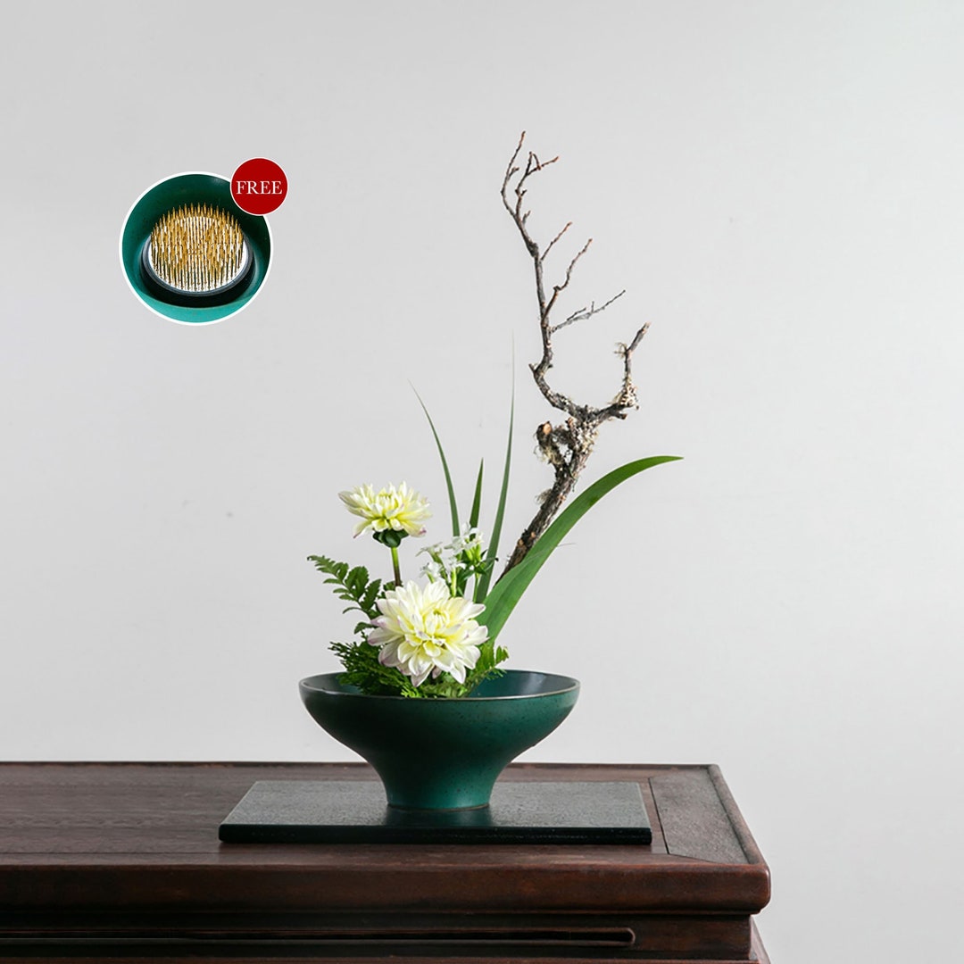 3 Colors Kenzan/flower Frog/flower Arrangement/japanese Ikebana