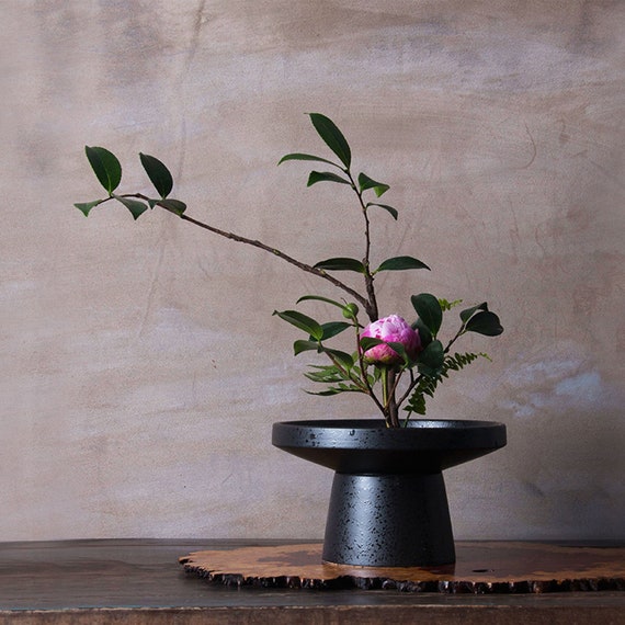 Japanese Ceramic Flower Vase, Ikebana Vases Ceramic