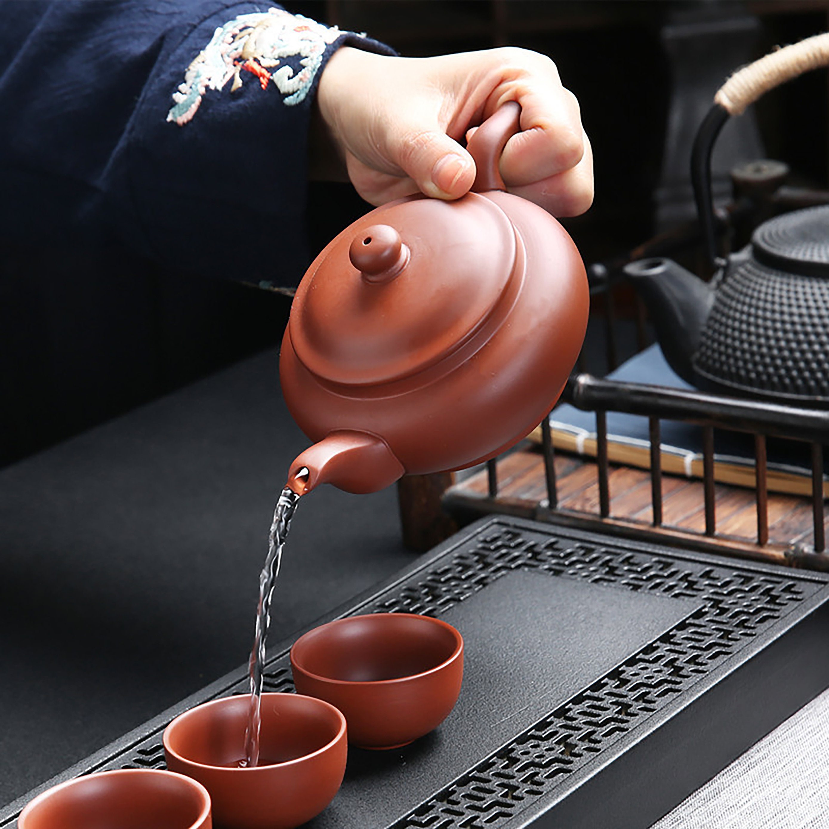 Yixing Zisha Teapot Value Set Traditional Chinese Clay Teapot Etsy