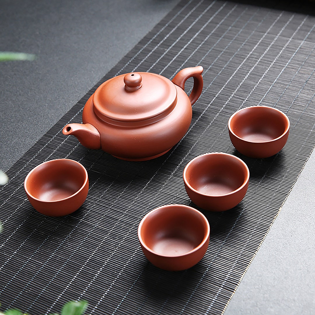 Yixing Zisha Teapot Value Set Traditional Chinese Clay Teapot Etsy