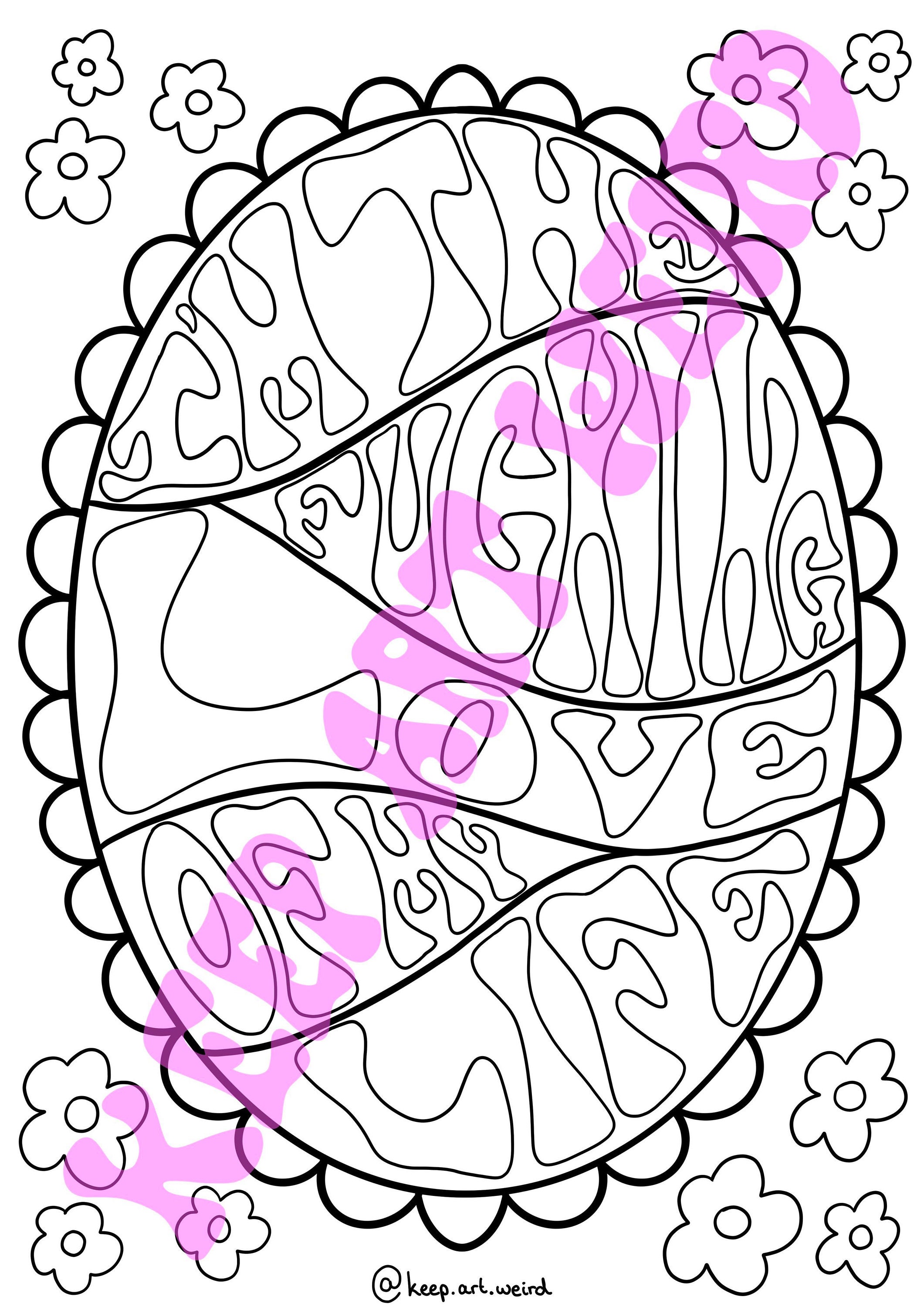 Self Love Printable Colouring Pages  Etsy