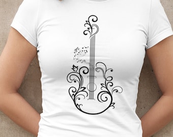 Guitar Shirt-Guitar Gift, Guitarist Tee, Music Lovers Gift, Musician Shirt, Music Lover Tee, Gifts For Music Lovers, Guitar Shirt Men/Women