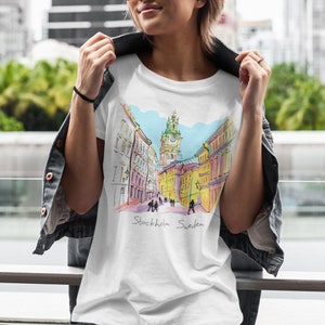Sweden Shirt - Sweden Gift, Swedish Gift, Stockholm Souvenir, Swedish Shirt, Stockholm Shirt, Sweden Gifts