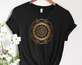 Mandala Ornament Design- Unisex Jersey Short Sleeve Tee, Spiritual, Geometric, Abstract Design