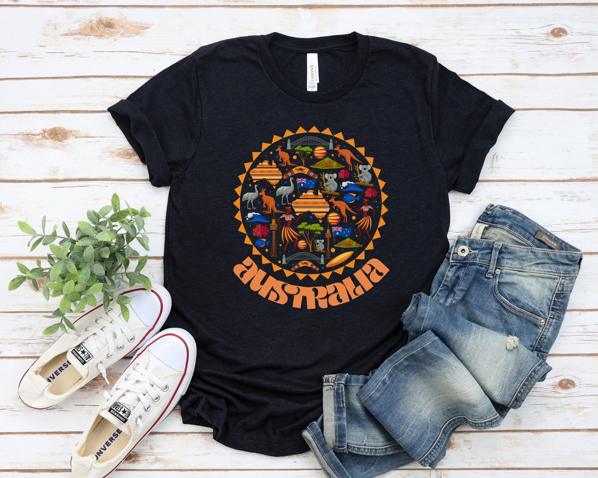 Discover Australien Tiere in Australien T-Shirt