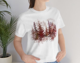 Pine Tree Shirt - Pine Tree Tshirt for Men - Tree Line Tee - Tree Tee for Him/Her - Outdoor Shirt -Nature Enthusiast
