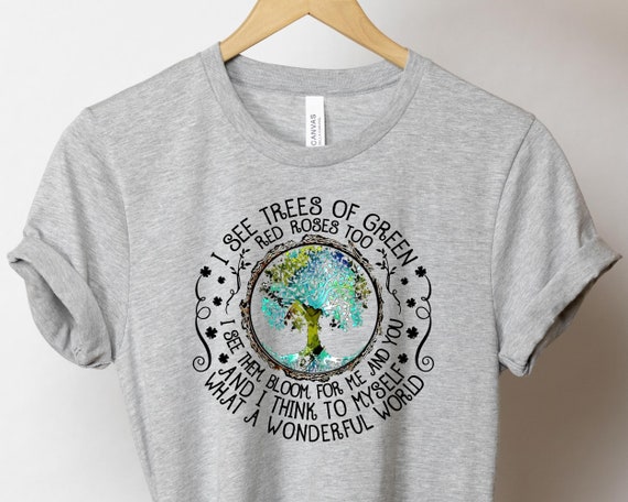 What a Wonderful World Shirt- Unisex Short Sleeve Tee, Louis