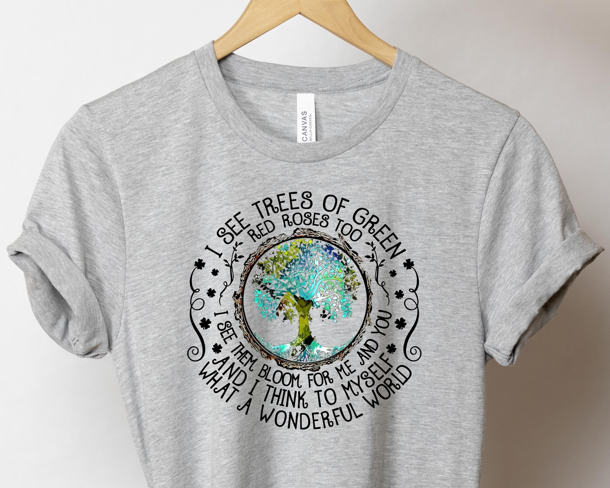 What a Wonderful World Shirt- Unisex Short Sleeve Tee, Louis
