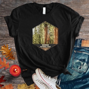 Redwood National Park - Unisex Short Sleeve Tee, California, Souvenir