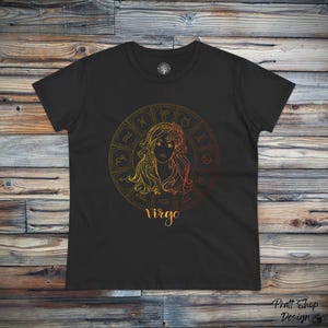 Camiseta de Tarot Virgo para mujer: Horóscopo, regalo astrológico, signo del zodiaco, signo de nacimiento, top gráfico