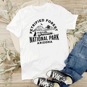 Petrified Forest - Unisex Heavy Cotton Tee, National Park, ARIZONA Souvenir