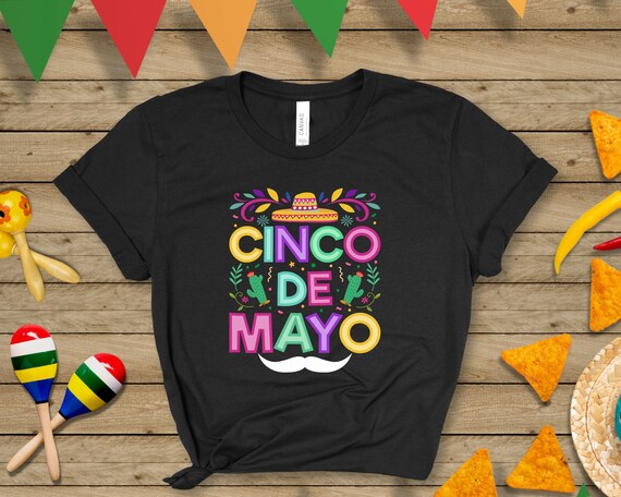 Cinco De Mayo Clip t Black And White
