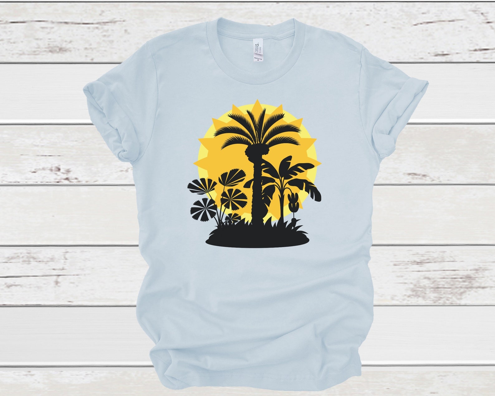 Palm Tree Shirtsummer Shirt Beach Shirt Tree Shirt Etsy