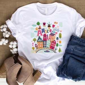 Amsterdam Netherlands Shirt - Amsterdam T-Shirt, Netherlands Top Tees, Gift For Amsterdam Lovers, Holland T-Shirt, Souvenir