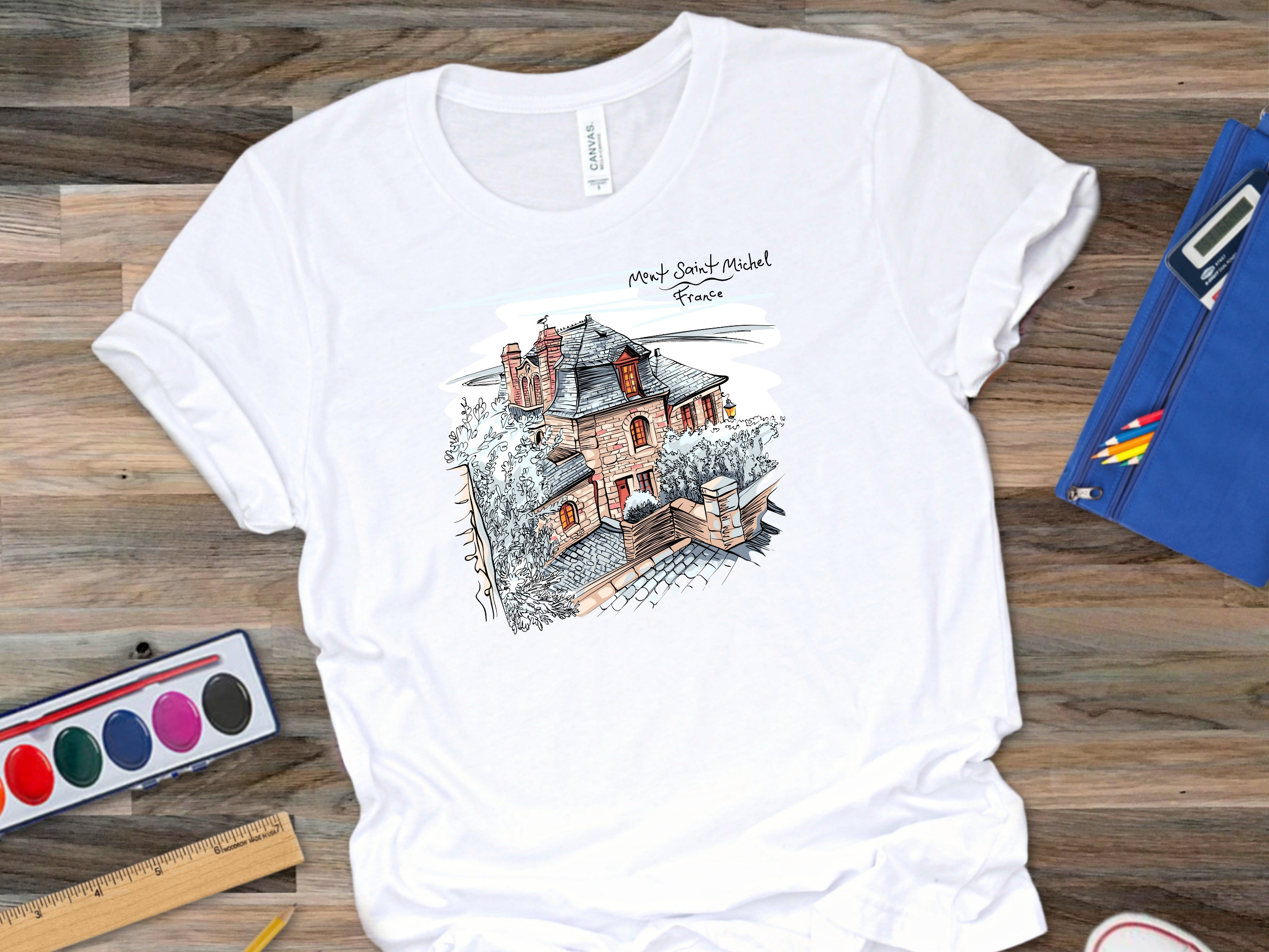 Mont St Michel Shirt - Etsy