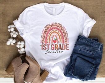 First Grade Teacher Shirt - 1st Grade Teacher Shirt, First Day of School Shirt, Back To School Shirt, First Grade Shirts, Gift for Teacher